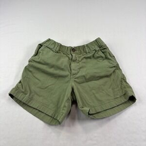 Bear Bottom Shorts Mens Small Green Stretch Preppy Casual Chino Above Knee